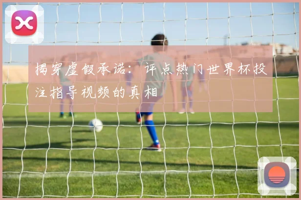 揭穿虚假承诺：评点热门世界杯投注指导视频的真相
