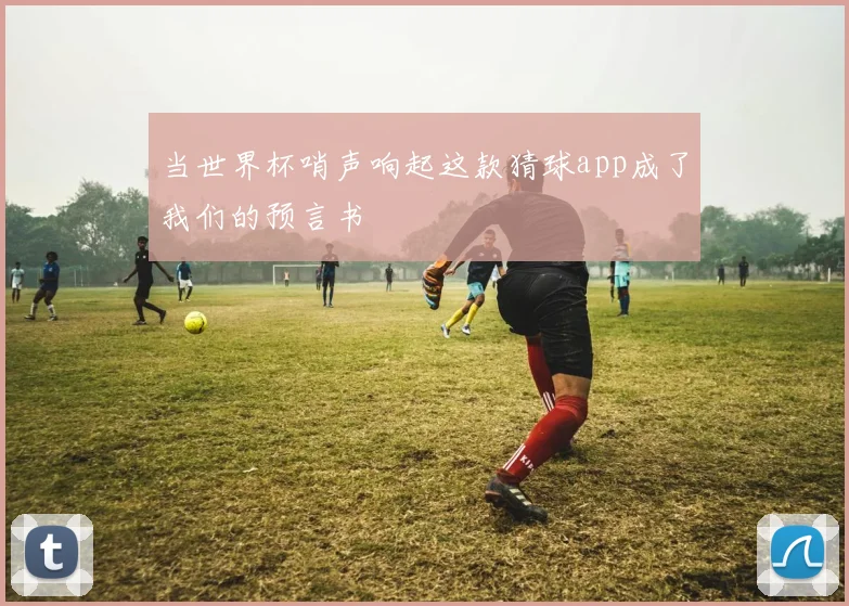 当世界杯哨声响起这款猜球app成了我们的预言书