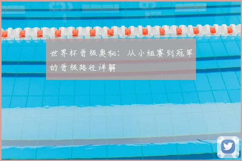 世界杯晋级奥秘：从小组赛到冠军的晋级路径详解